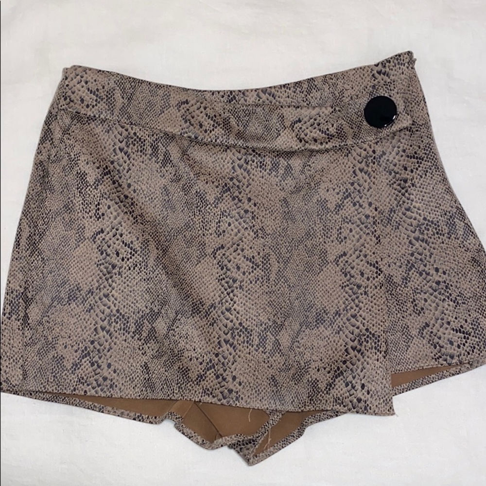 Snakeskin Zara Skort